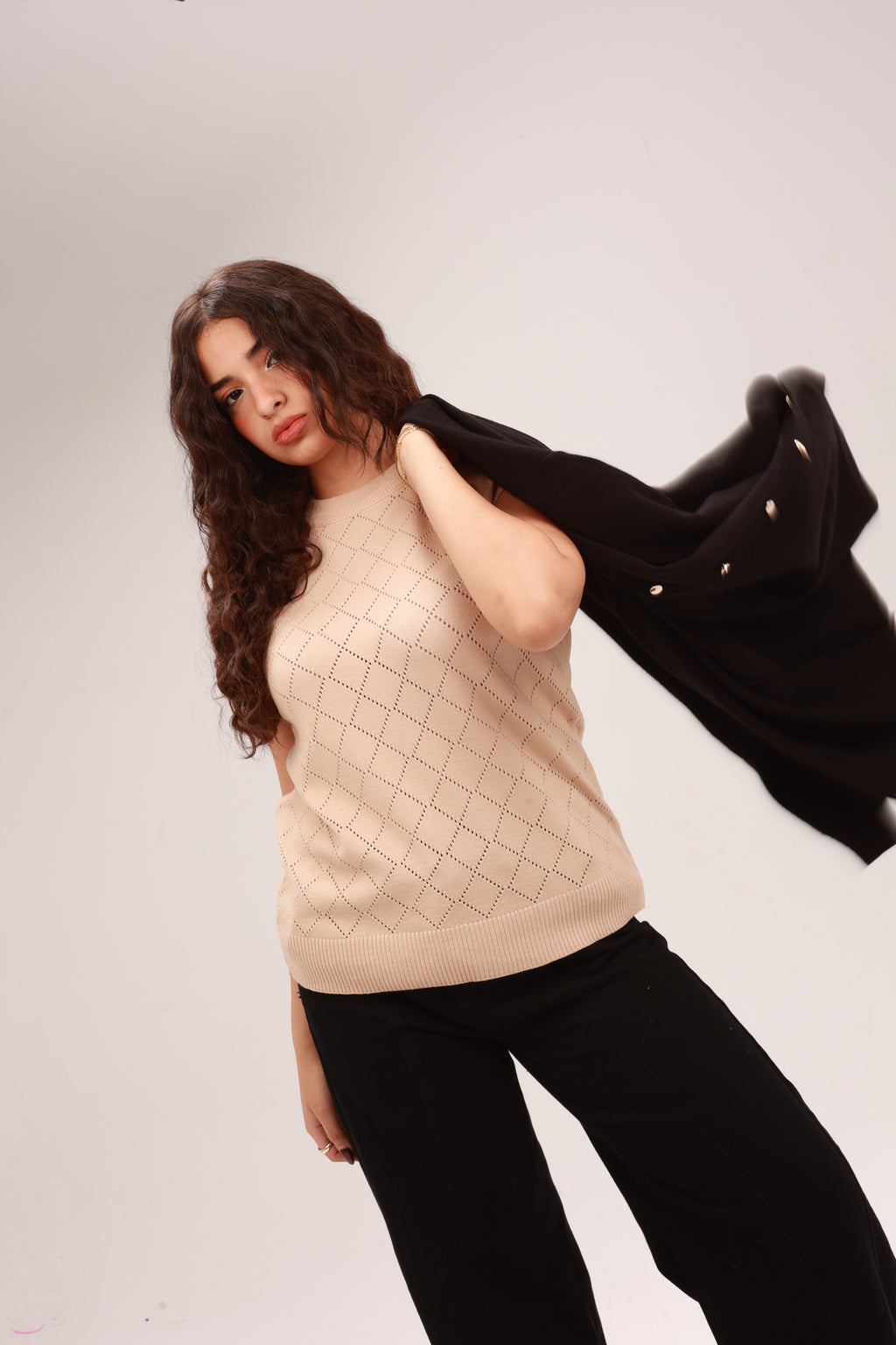 Sleeveless Knit Top